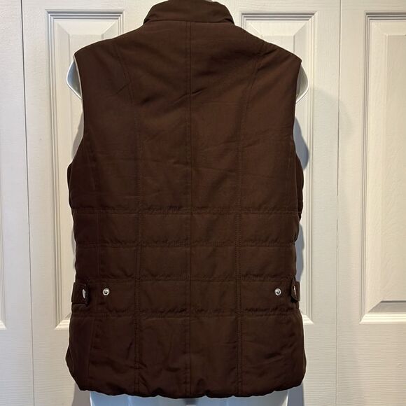‎Kirkland Signature Brown/Cream Reversible Vest Size S - Picture 5 of 13